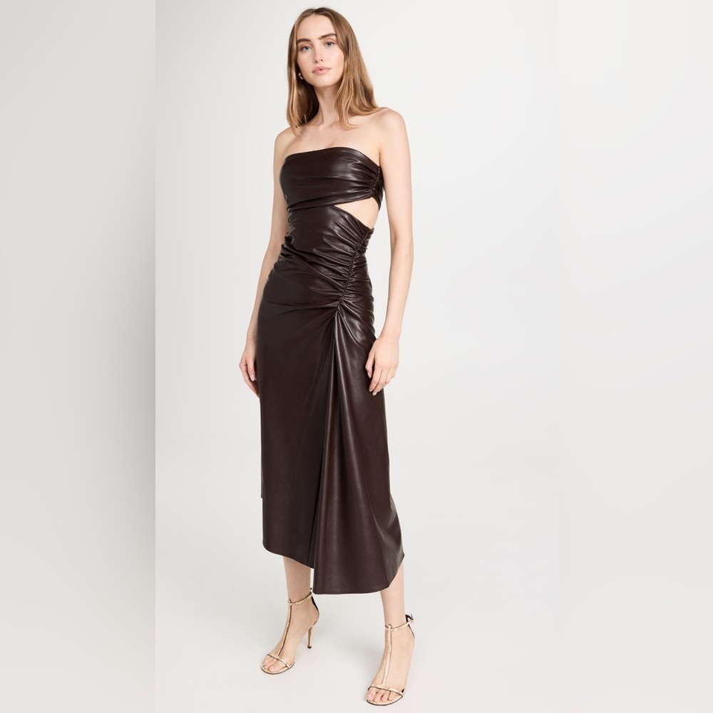 A.L.C. Andie dress vegan leather size 12
